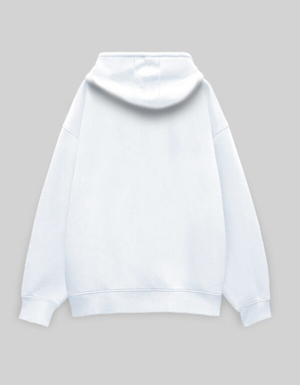 Grateful White Unisex Oversized Hoodie – Cloud Edit