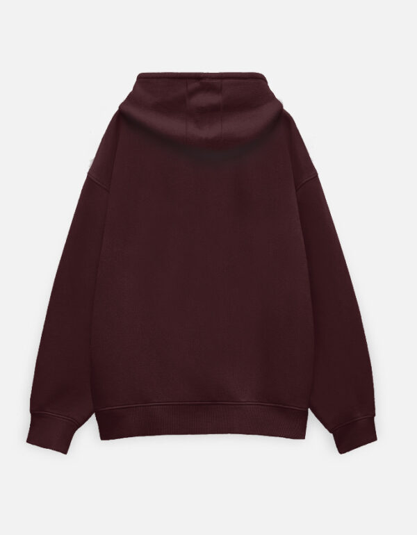 ISPIRA Maroon Unisex Oversized Hoodie – Classic Edit