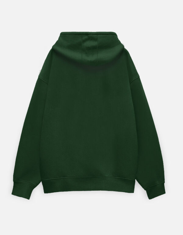 ISPIRA Forest Unisex Oversized Hoodie (Bottle Green)