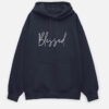 Blessed Blue Unisex Oversized Hoodie