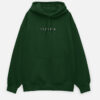 ISPIRA Forest Unisex Oversized Hoodie (Bottle Green)