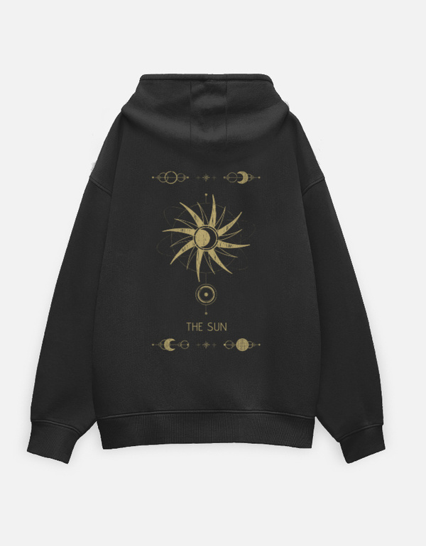Mystic Sun & Moon Oversized Unisex Hoodie