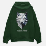 Emerald Alpha Signature Oversized Unisex Hoodie (Bottle Green)